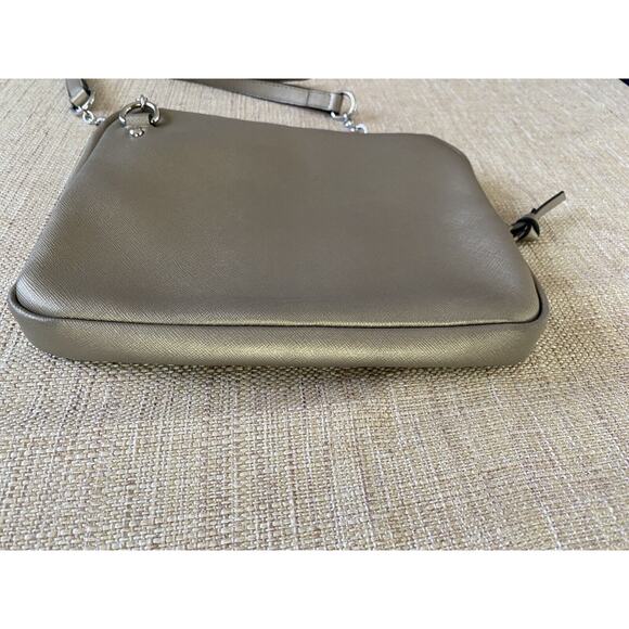 Kenneth Cole Silver Crossbody Chain Purse Retro Glamour - Picture 6 of 8